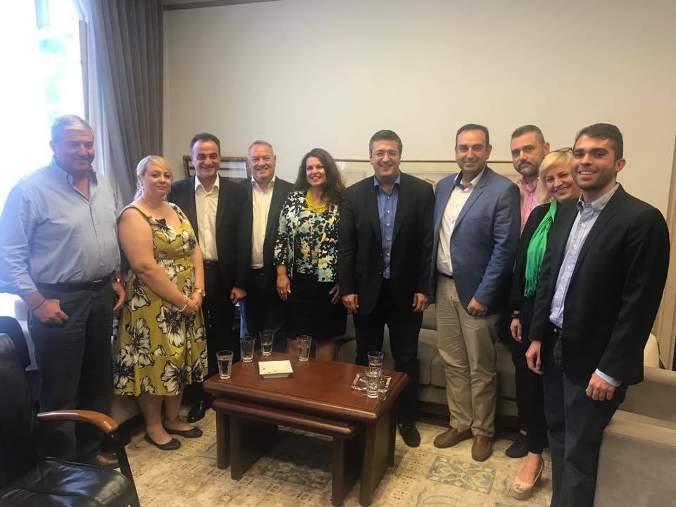 Συνάντηση εργασίας της Διοίκησης του Επιμελητηρίου Χαλκιδικής με τον Περιφερειάρχη Κεντρικής Μακεδονίας κο Τζιτζικώστα Απόστολο